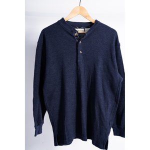 VINTAGE ST. JOHNS BAY QUARTER BUTTON LONG SLEEVE